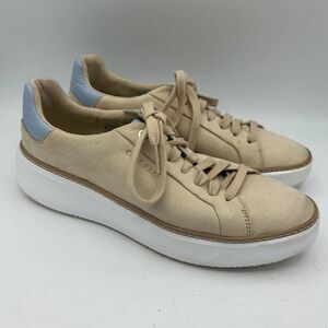 Cole Haan 7 1/2 B Grand 360 Cream and Carolina Blue Top Sail Sneakers‎